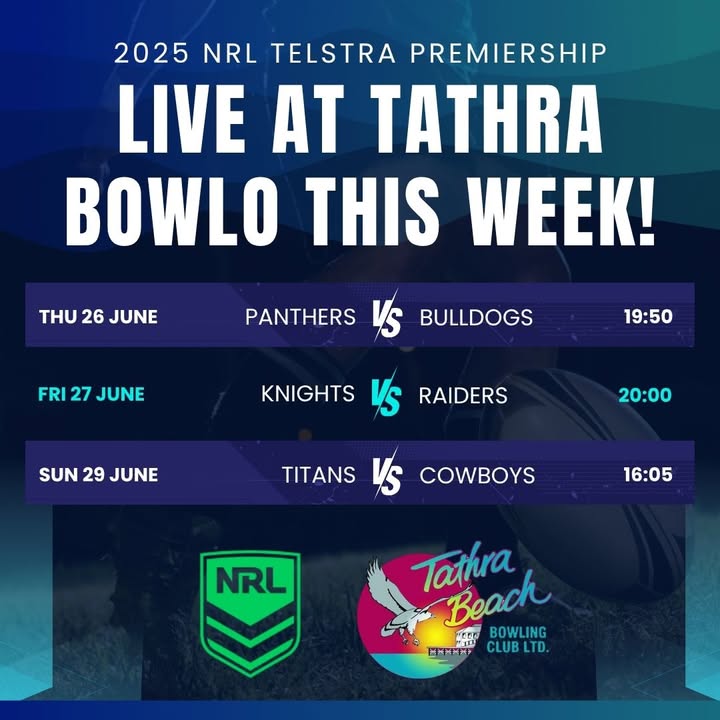Featured image for “Footy Night at Tathra Bowlo: Cheer on Your Team with Delicious Meals & Cold Drinks”