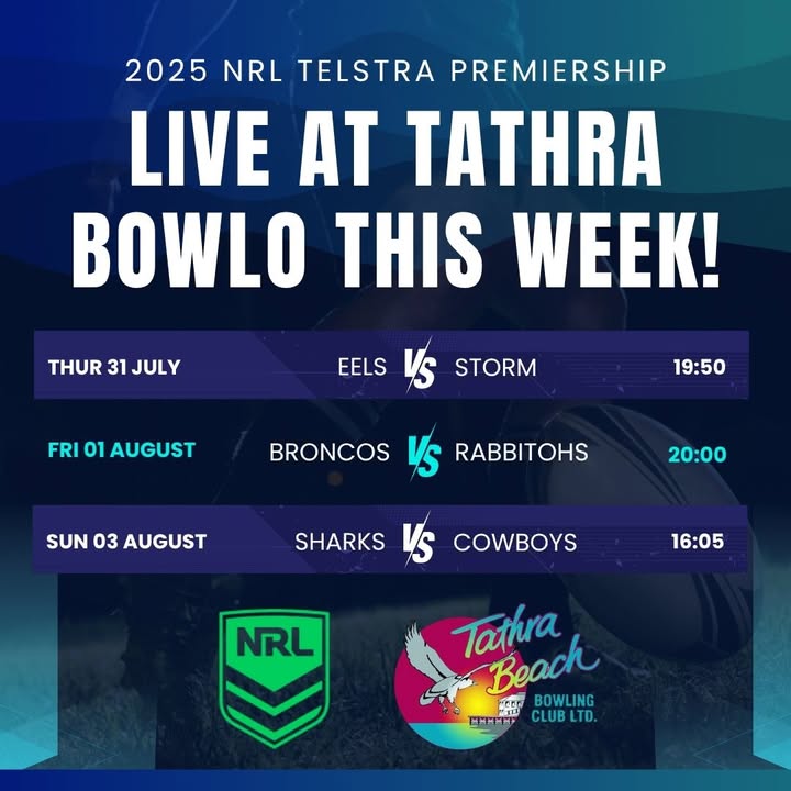 Featured image for “Live NRL Action: Watch the Game at Tathra Bowlo with Your Mates”