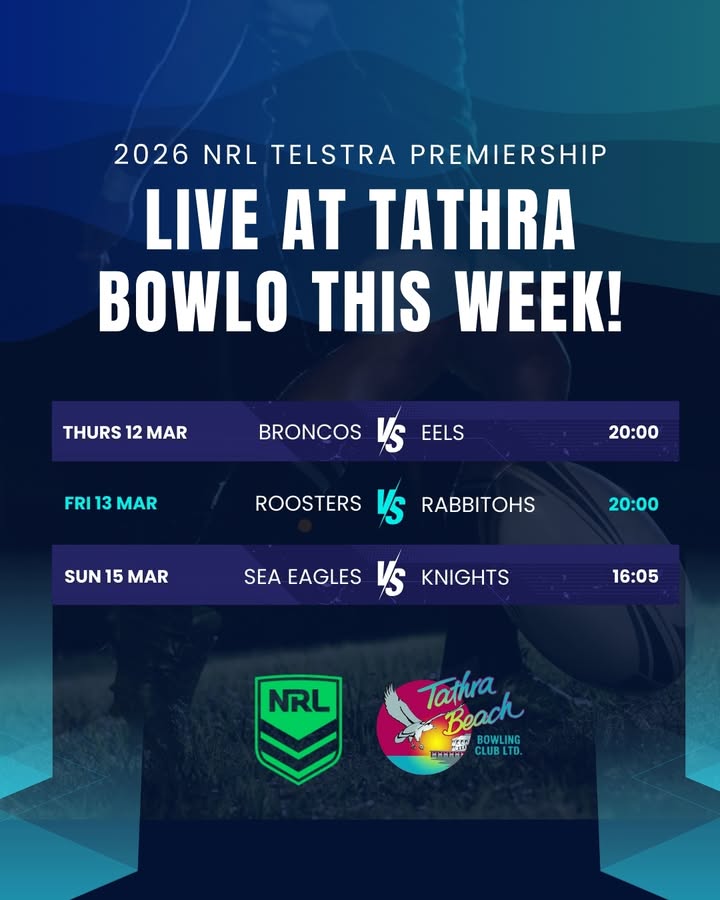 Featured image for “Watch the 2026 NRL Telstra Premiership Live at Tathra Bowlo”