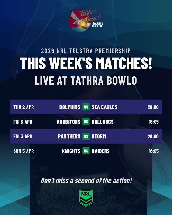 Featured image for “Watch the 2026 NRL Telstra Premiership Live at Tathra Bowlo”