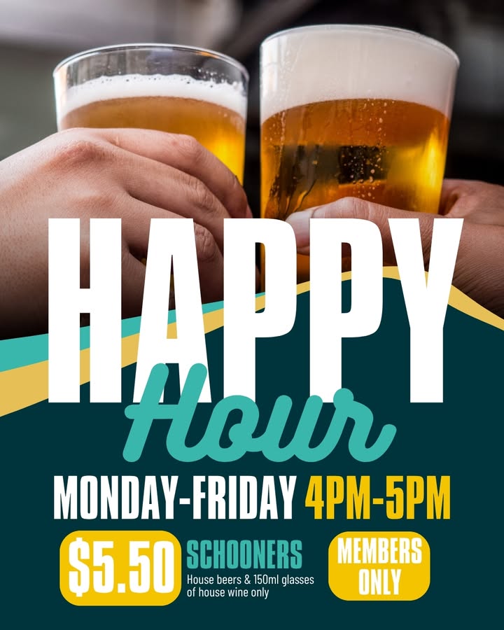 Featured image for “Happy Hour at Tathra Beach Bowling Club – $5.50 Schooners”
