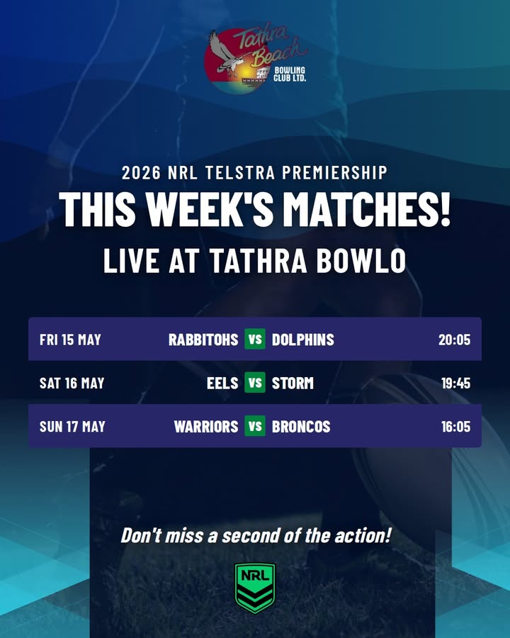 Featured image for “Watch the 2026 NRL Telstra Premiership Live at Tathra Bowlo”