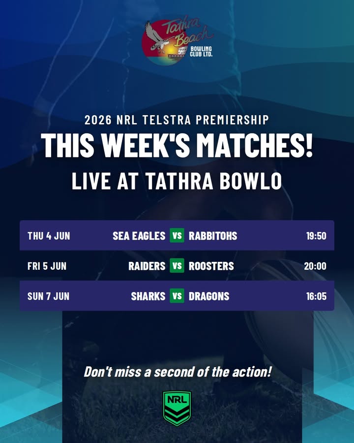Featured image for “Watch the 2026 NRL Telstra Premiership Live at Tathra Bowlo”