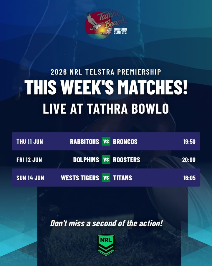 Featured image for “Watch the 2026 NRL Telstra Premiership Live at Tathra Bowlo”
