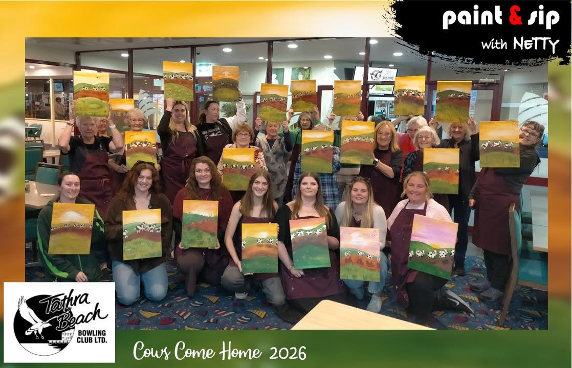 Featured image for “Paint and Sip Night at Tathra Beach Bowling Club”