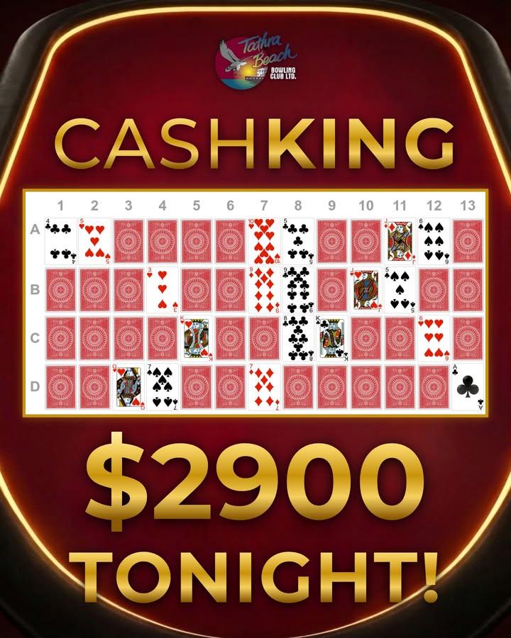 Featured image for “$2,900 CashKing Jackpot Up for Grabs Tonight at Tathra Beach Bowling Club”