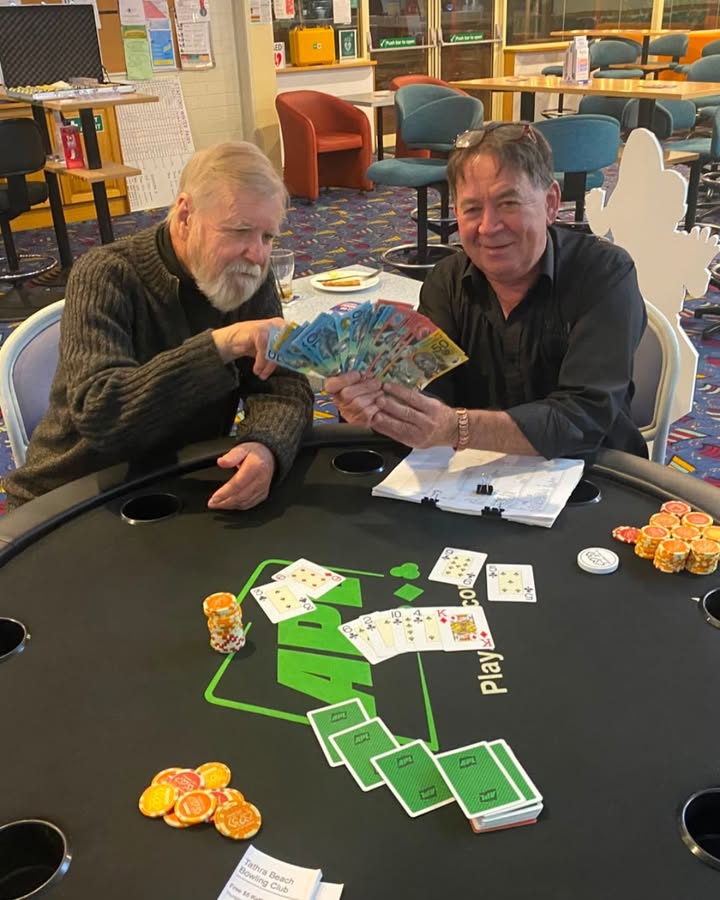 Featured image for “Poker, Pizza & Pie Night Results at Tathra Beach Bowling Club”