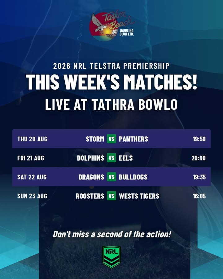 Featured image for “Watch 2026 NRL Telstra Premiership Live at Tathra Bowlo”